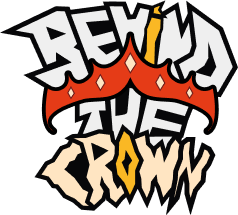 Behind the crown